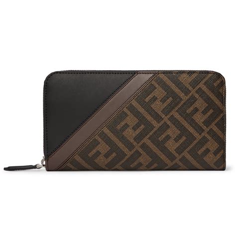 fendi zip wallet|buy fendi wallet online.